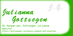 julianna gottsegen business card